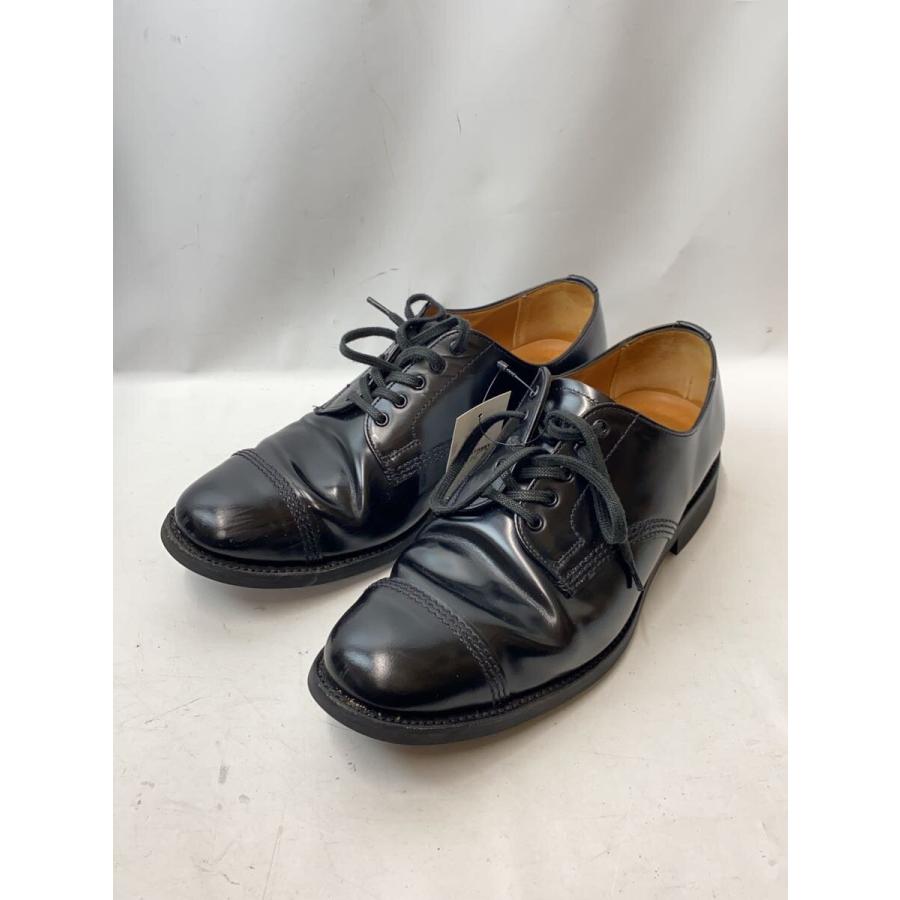 SANDERS◇MILITARY DERBY SHOE/ドレスシューズ/UK7/BLK/レザー/1128B