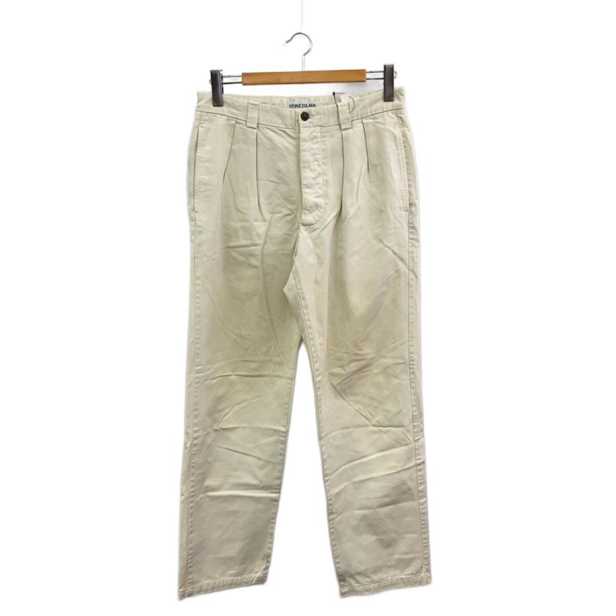STONE ISLAND◇2タックチノ/ボタンフライ/内タグ消え/ヨゴレ有/48