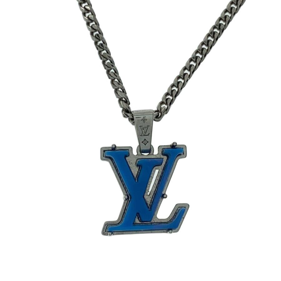 LOUIS VUITTON◇LVイニシャル/ペンダント/ネックレス/--/SLV/トップ有