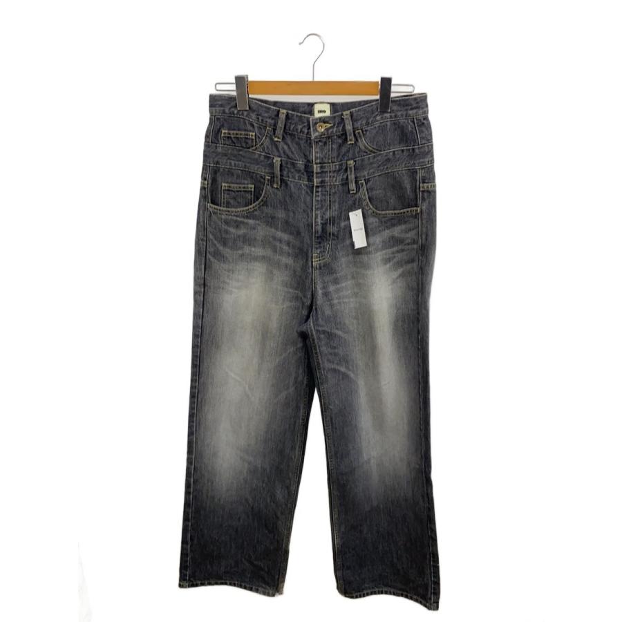 bio wear DOUBLE WAIST JEANS M デニム 即完品】BIO wear DOUBLE 
