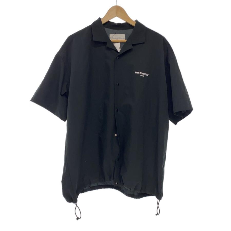 トップス WHIZ LIMITED 25SS COACH SHIRT WL-S-97 whiz limited◇25SS/COACH SHIRT/半袖シャツ/XL/ポリエステル/BLK/WL-S