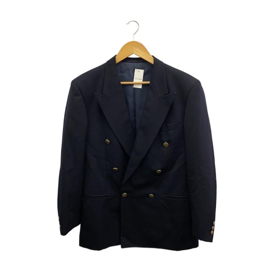 Paul Smith◇紺ブレ/ダブル/テーラードジャケット/M/ウール/NVY