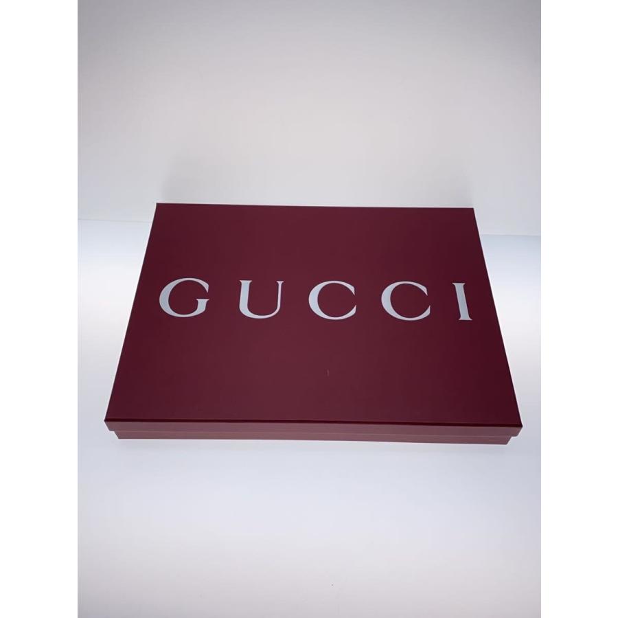 GUCCI◆GGジャガードウールシルクスカーフ/マフラー/ウール/NVY/レディース/495592//_3