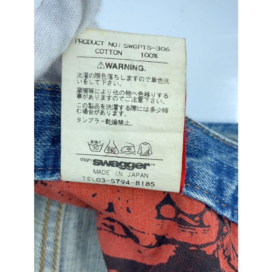 SWAGGER◇$34/ペンキ//ボトム/34/デニム/IDG/SWGPTS-306 : セカンド 