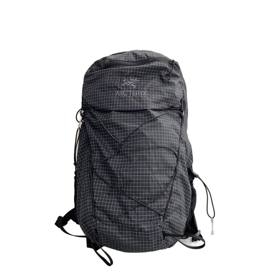 ARC'TERYX◇AERIOS 18 BACKPACK/リュック/ナイロン/BLK/チェック