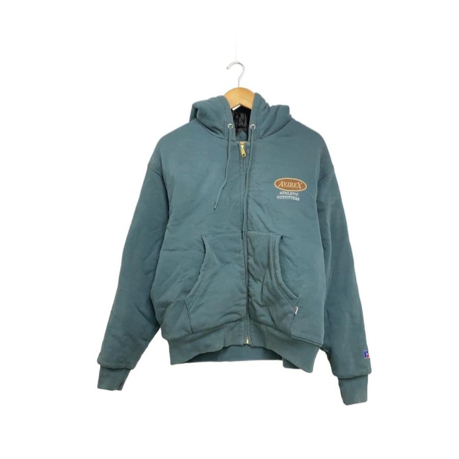 RUSSELL ATHLETIC◇×AVIREX/ZIP UP PARKA/ジップパーカー/M/コットン 