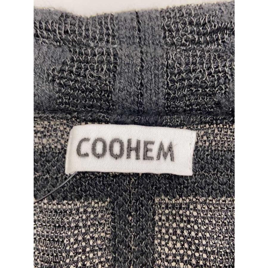 Coohem◇UNITED ARROWS別注/半袖シャツ/L/コットン/BLK/無地/13-262