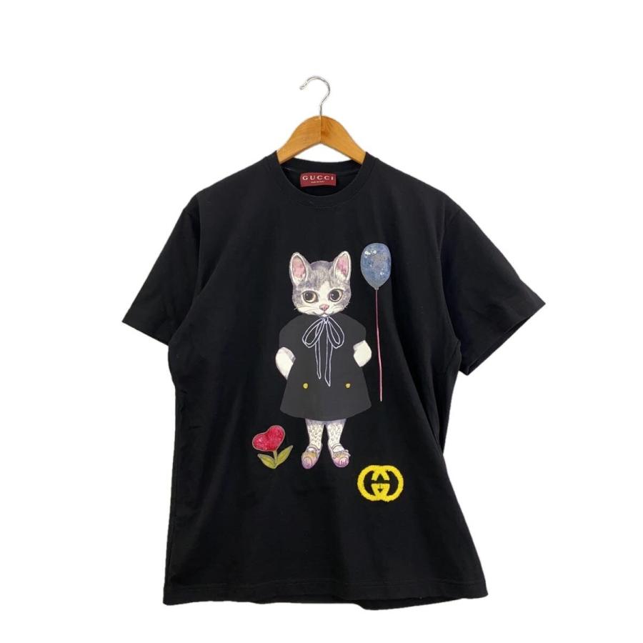 Gucci ヒグチユウコTシャツ GUCCI◇×ヒグチユウコ/日本限定/Tシャツ/M/コットン/BLK/プリント
