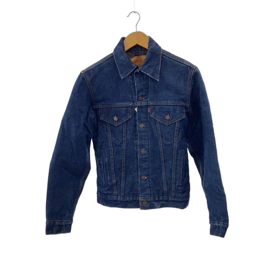 Levi's◇Gジャン80s/USA製/ブランケット付き/34/コットン/IDG/無地