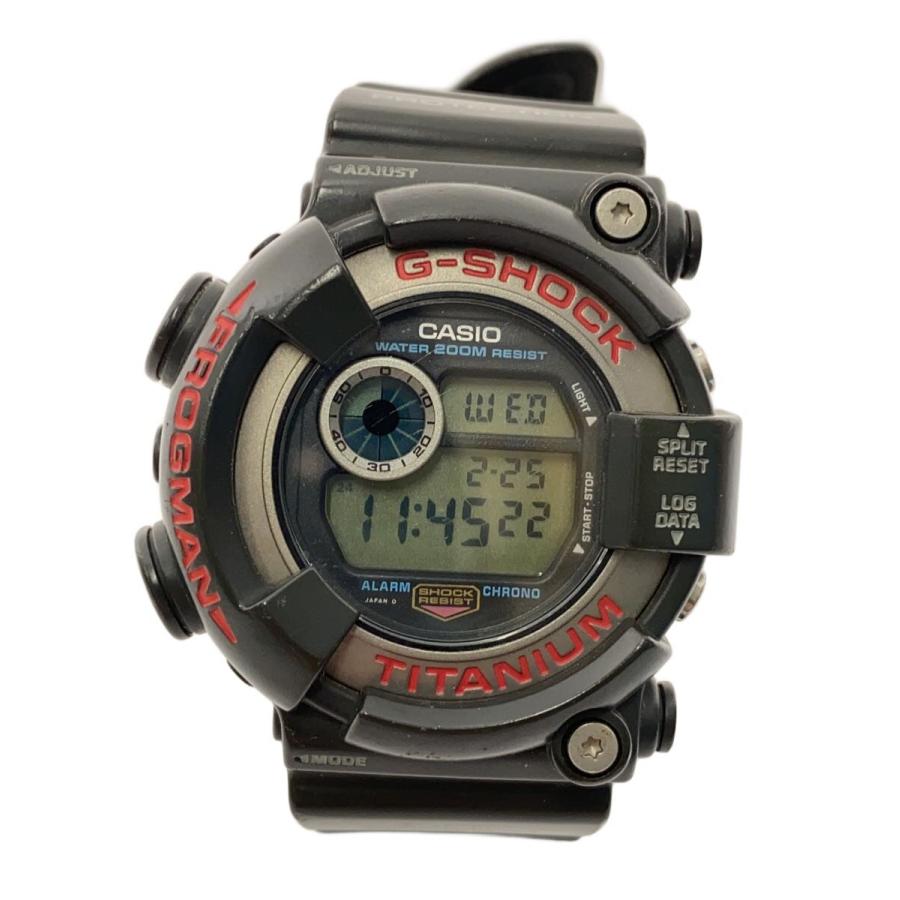CASIO◇G-SHOCK/フロッグマン/クォーツ腕時計・G-SHOCK/デジタル/BLK
