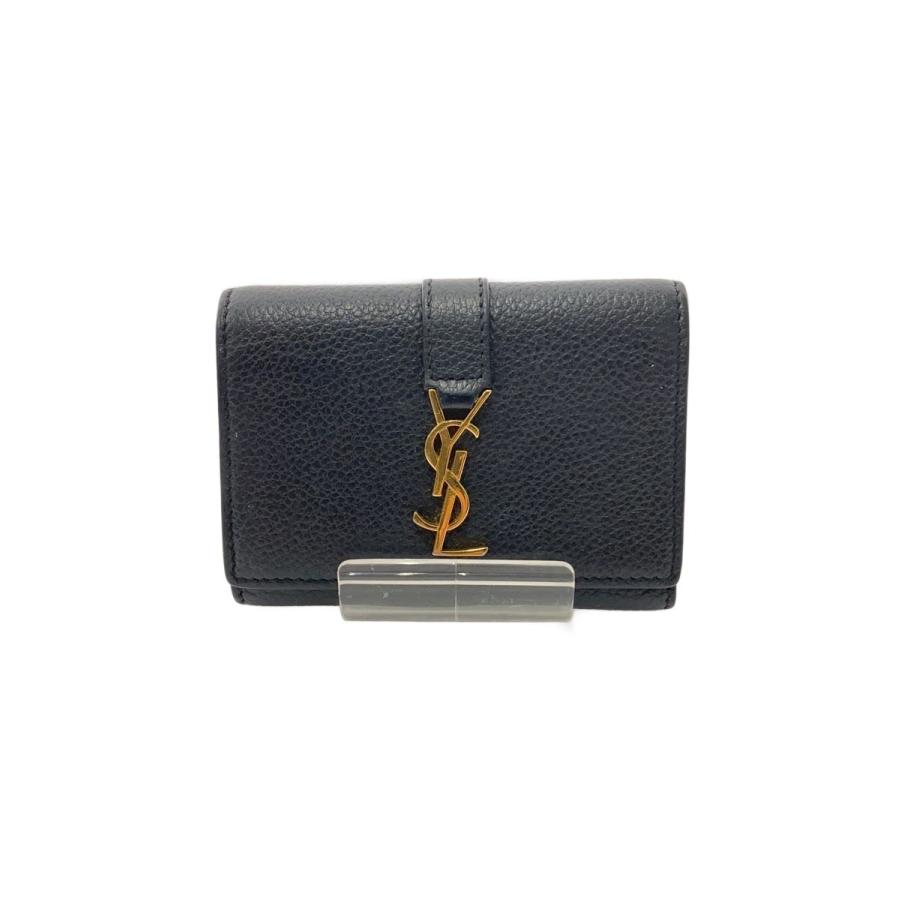 SAINT LAURENT ブラック レザー 6連キーケース SAINT LAURENT◇6連/キーケース/レザー/ブラック/レディース/693749
