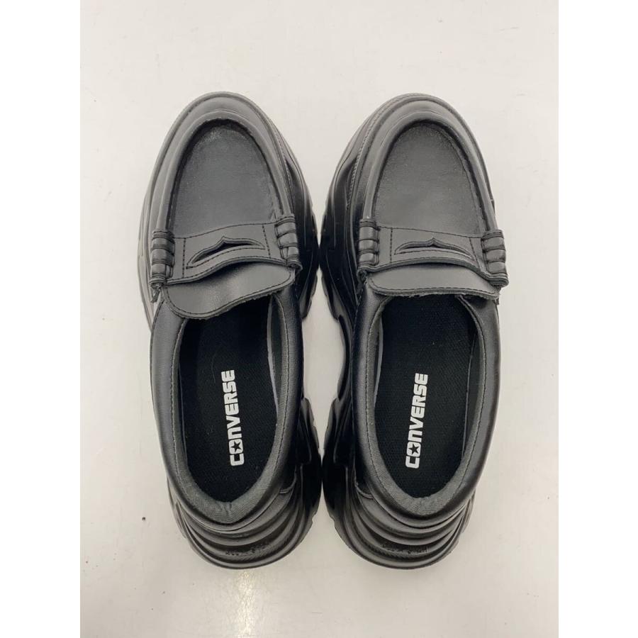 CONVERSE◇CITYHIKE LOAFER/厚底/オールスター/ローファー/23.5cm/BLK 