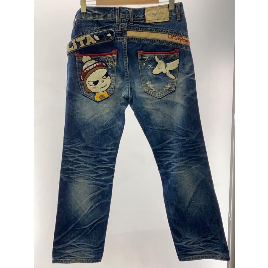 LOLITA JEANS◇×奈良美智/ストレートパンツ/XL/コットン/IDG