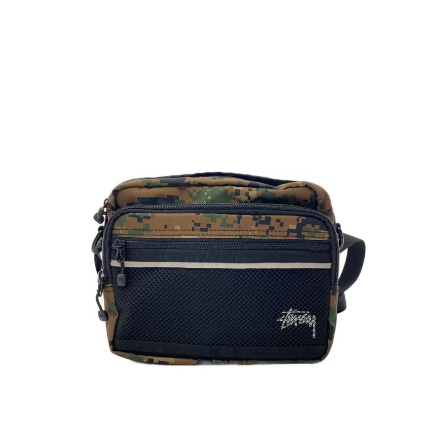 STUSSY◇Digi Camo Shoulder Bag/ショルダーバッグ/ナイロン/KHK
