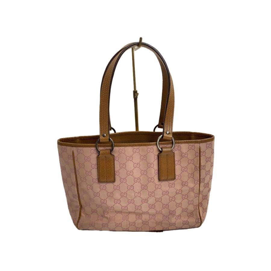 GUCCI◇トートバッグ_GGキャンバス/キャンバス/PNK : セカンド