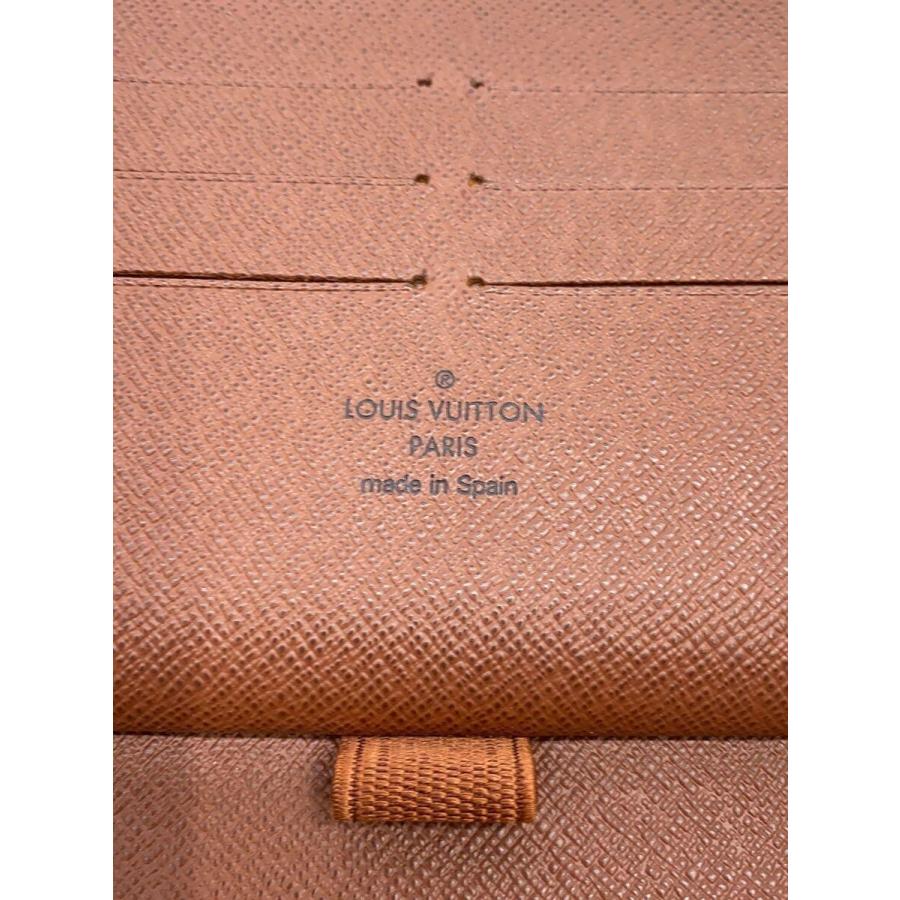 LOUIS VUITTON◇ジッピー・オーガナイザー_モノグラム・キャンバス_BRW