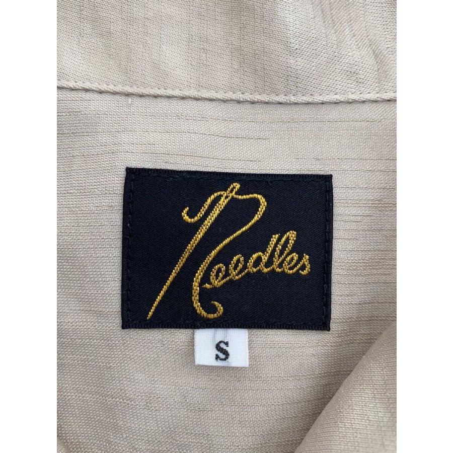 Needles / 半袖シャツ/S/ポリエステル/CRM/無地/MR254 Needles◇半袖シャツ/S/ポリエステル/CRM/無地/MR254 : セカンド