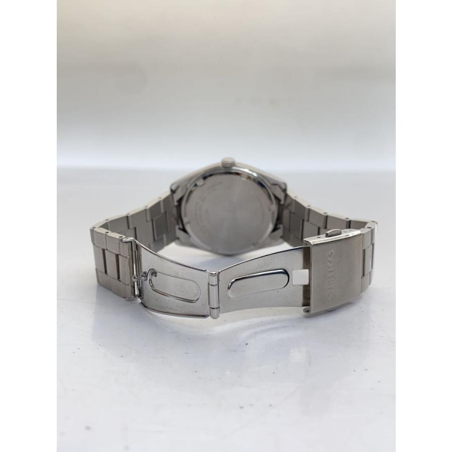 SEIKO◇クォーツ腕時計/デジタル/ステンレス/WHT/SLV/6N53-00B0