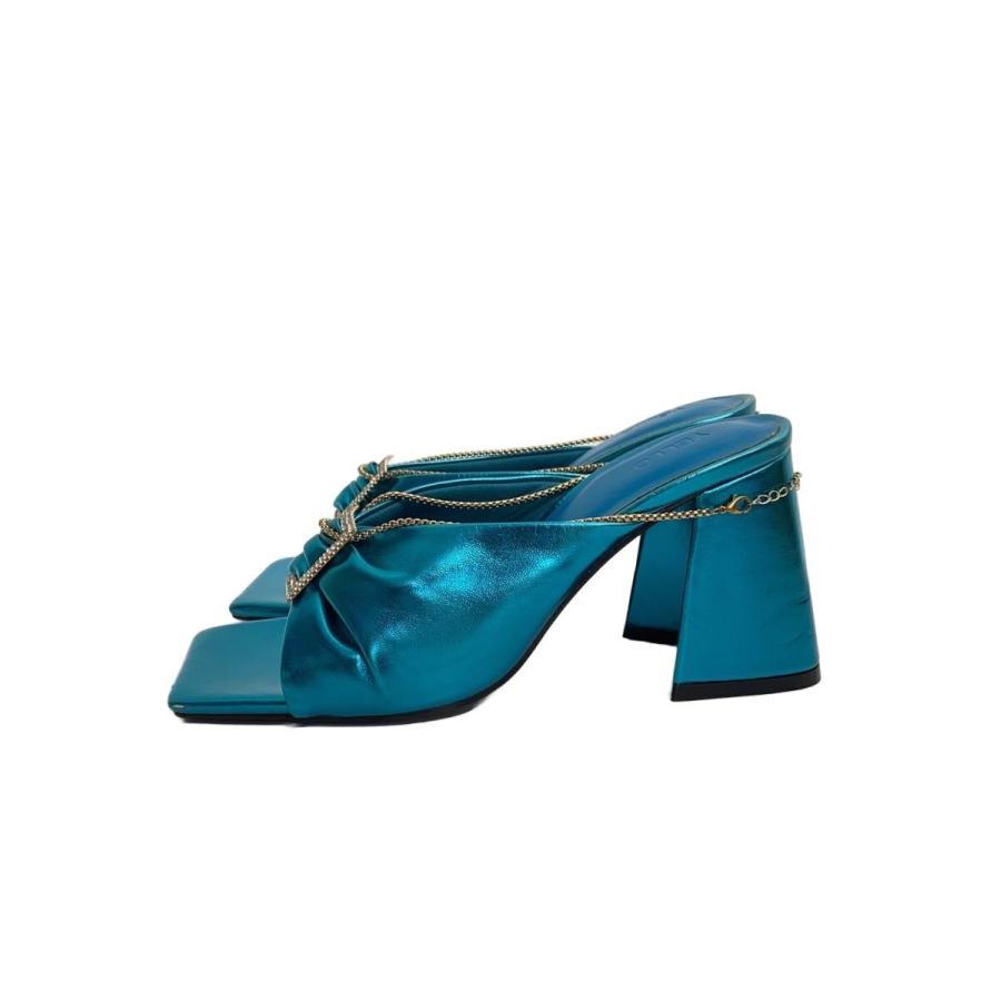 YELLO 青・緑のハイヒールパンプス YELLO 青・緑のハイヒールパンプス YELLO◇パンプス/M/BLU