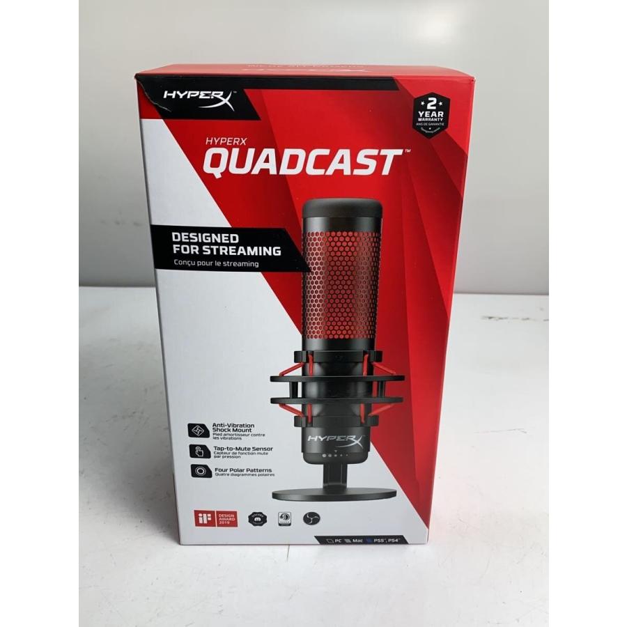 HyperX◇ゲーミングコンデンサーマイク HYPERX QUADCAST 4P5P6AA (HX