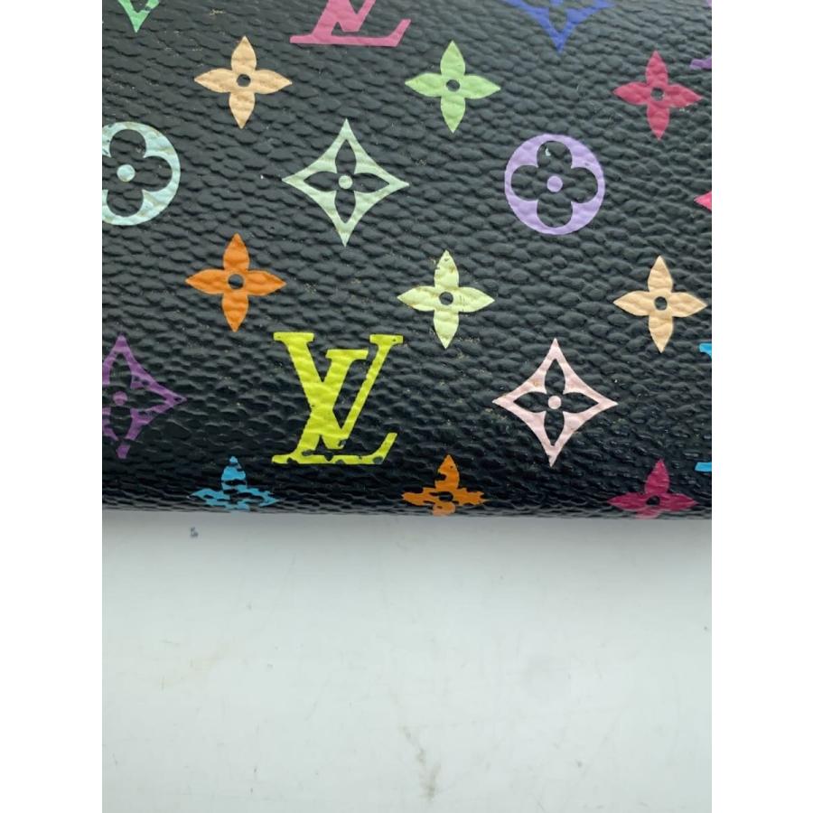 LOUIS VUITTON◇ミュルティクレ4_モノグラム・マルチカラー_ノワール