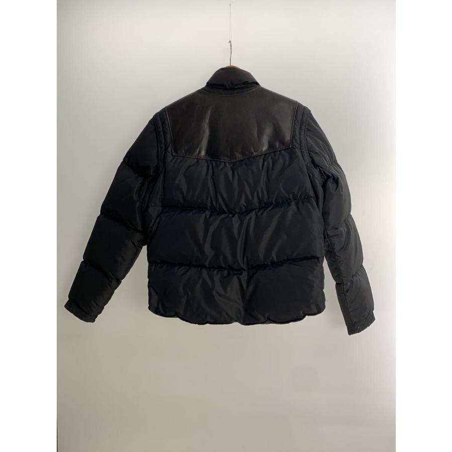 Schott◇ダウンジャケット/40/レザー/BLK// : セカンドストリートYahoo 