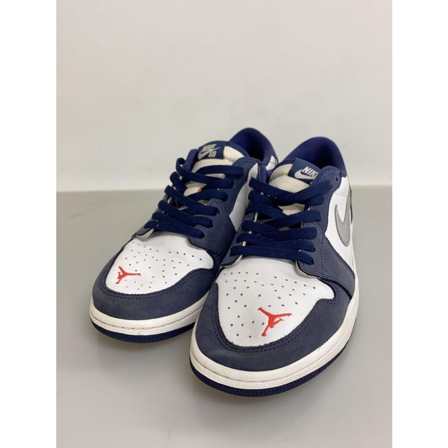 NIKE◇SB AIR JORDAN 1 LOW QS/エアジョーダンロー/ブルー/CJ7891-400