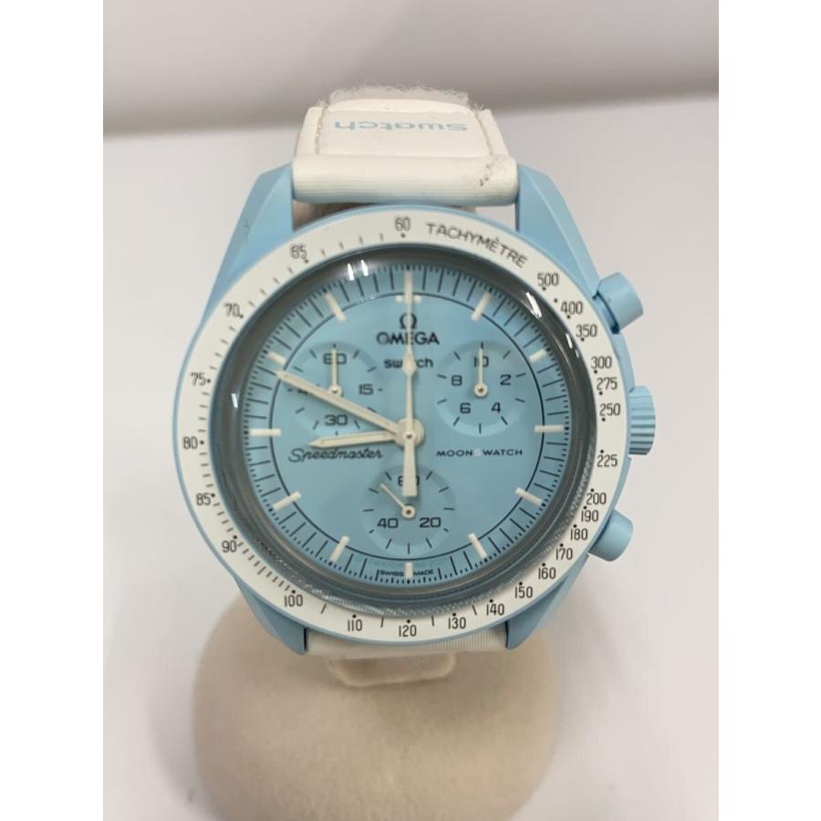 OMEGA◇OMEGA オメガ/Mission to Uranus/クォーツ腕時計/アナログ/BLU