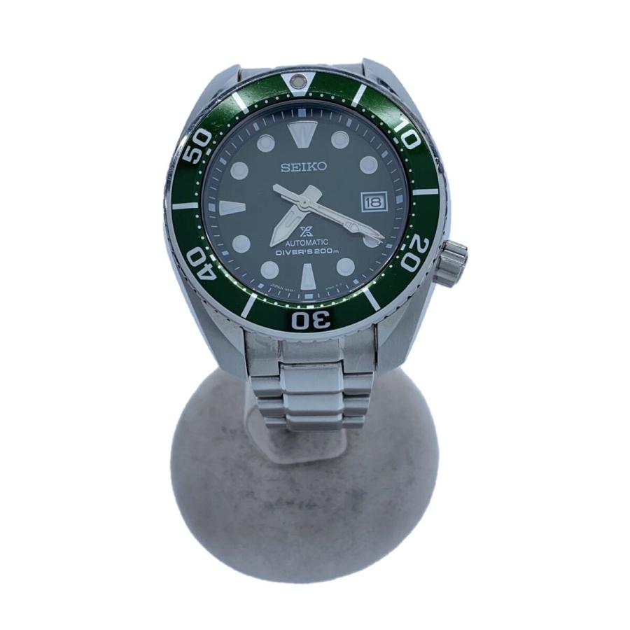SEIKO / 自動巻腕時計/アナログ/ステンレス/GRN/SLV/6R35-00A0// SEIKO◇自動巻腕時計/アナログ/ステンレス/GRN/SLV/6R35-00A0