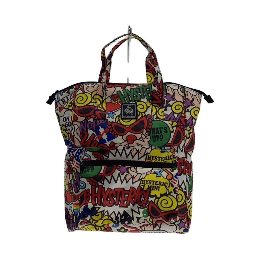 HYSTERIC GLAMOUR◇リュック/ナイロン/マルチカラー/総柄 : セカンド
