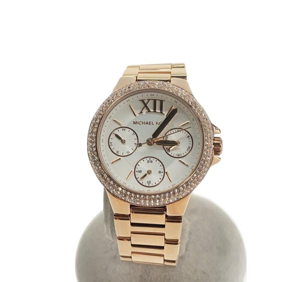 MICHAEL KORS◇クォーツ腕時計/アナログ/ステンレス/WHT/MK-6845 