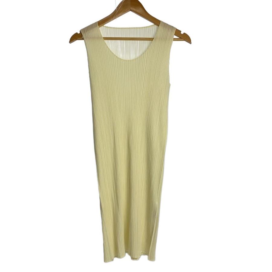 PLEATS PLEASE ISSEY MIYAKE◇ノースリーブワンピース/4/ポリエステル