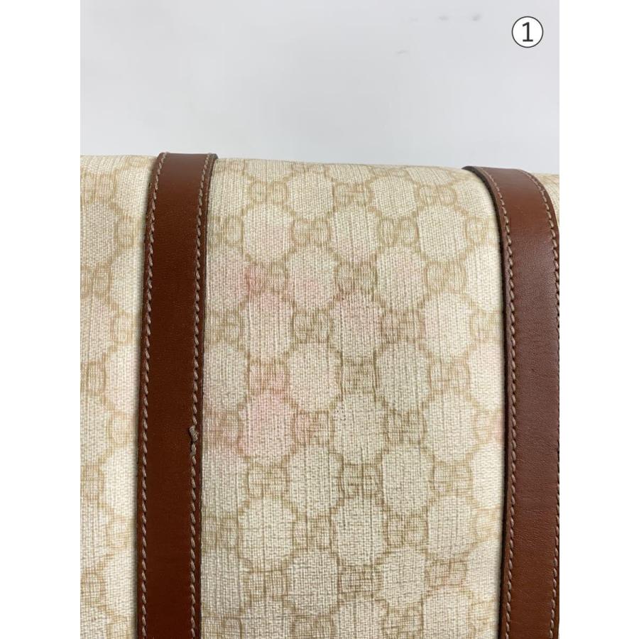 GUCCI◇ボストンバッグ_GGプラス/PVC/ホワイト/193603 : セカンド