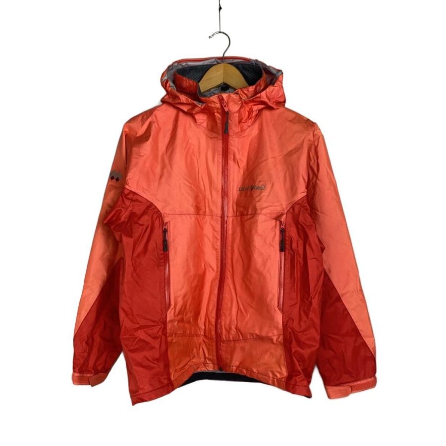 mont-bell◇ストームクルーザー ジャケット/M/ナイロン/オレンジ/無地