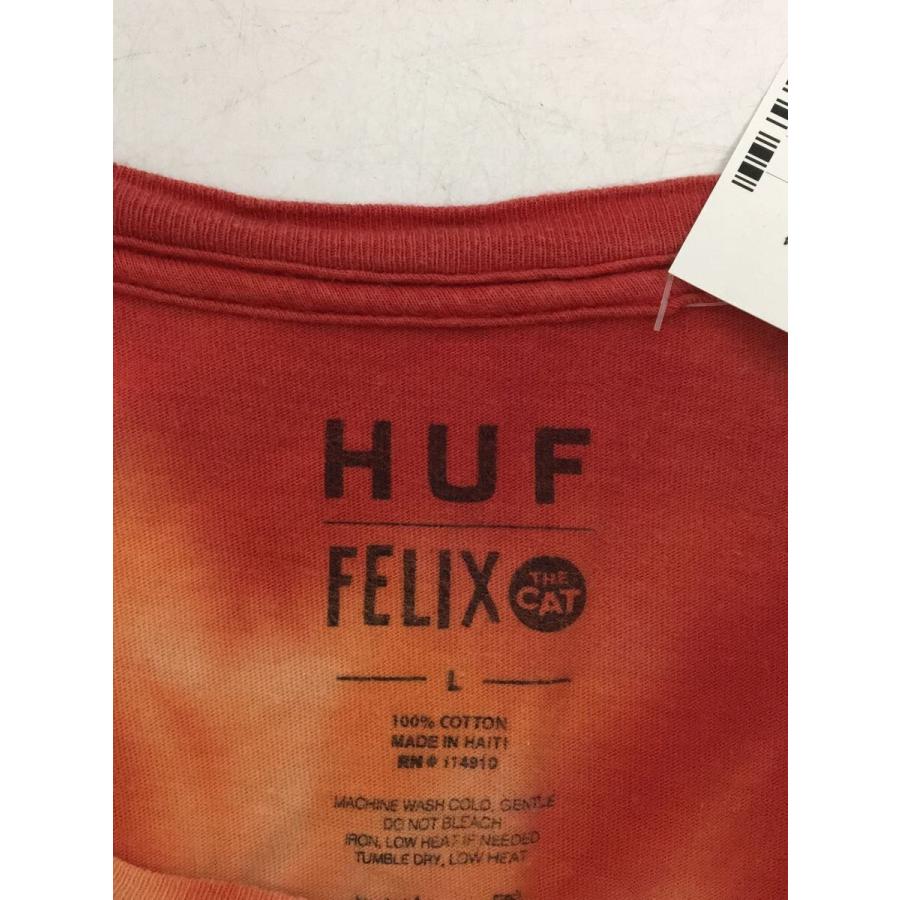 HUF◆Tシャツ/L/コットン/マルチカラー/タイダイ/フェリックス/FELIX/ダブルネーム/コラボ｜ssol-shopping｜03