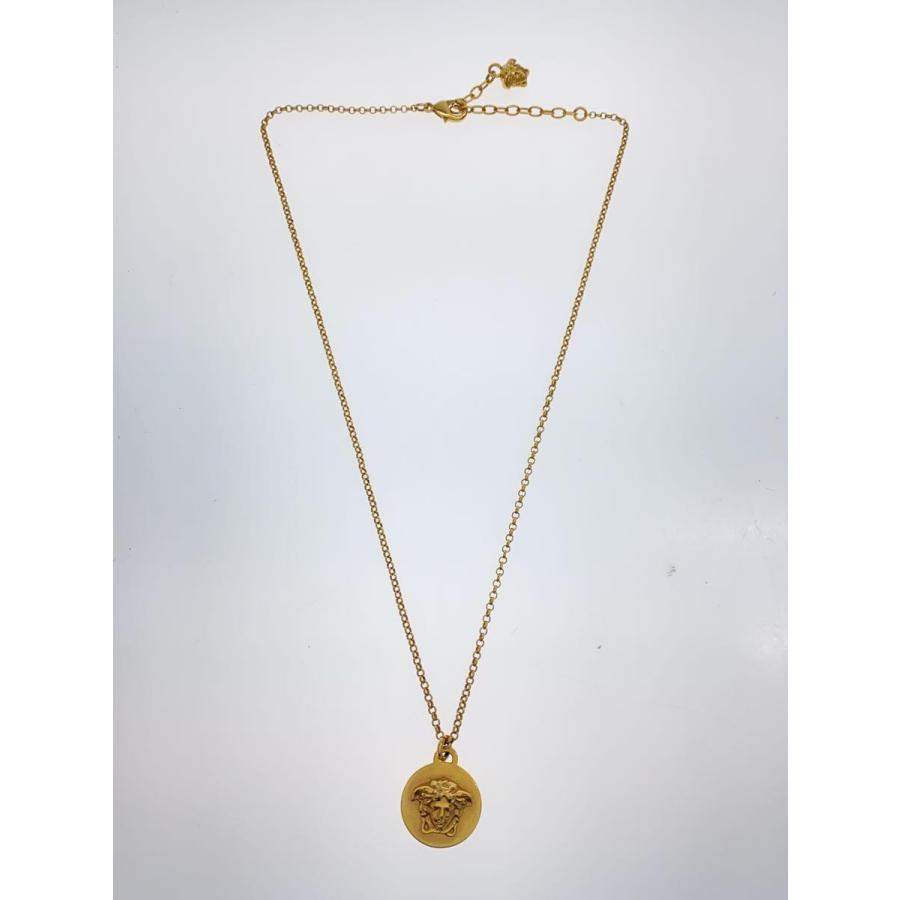 VERSACE◇ネックレス/--/GLD/トップ有/メンズメデューサ