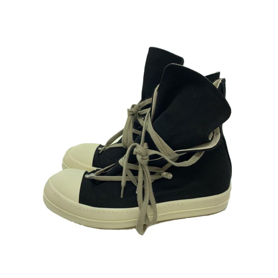 RICK OWENS DRKSHDW◇ハイカットスニーカー/41/BLK/キャンバス 