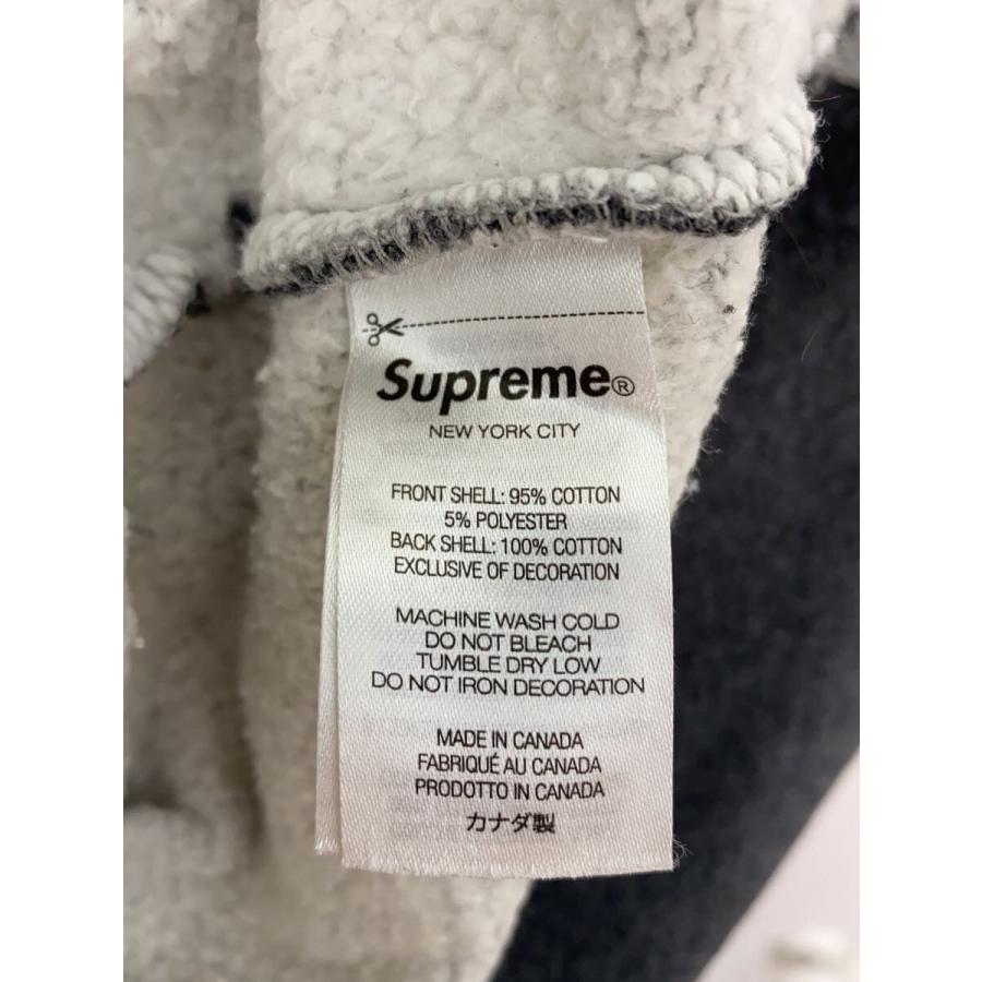 Supreme◇パーカー/XL/コットン/GRY/21FW/オーバーサイズ/切替デザイン