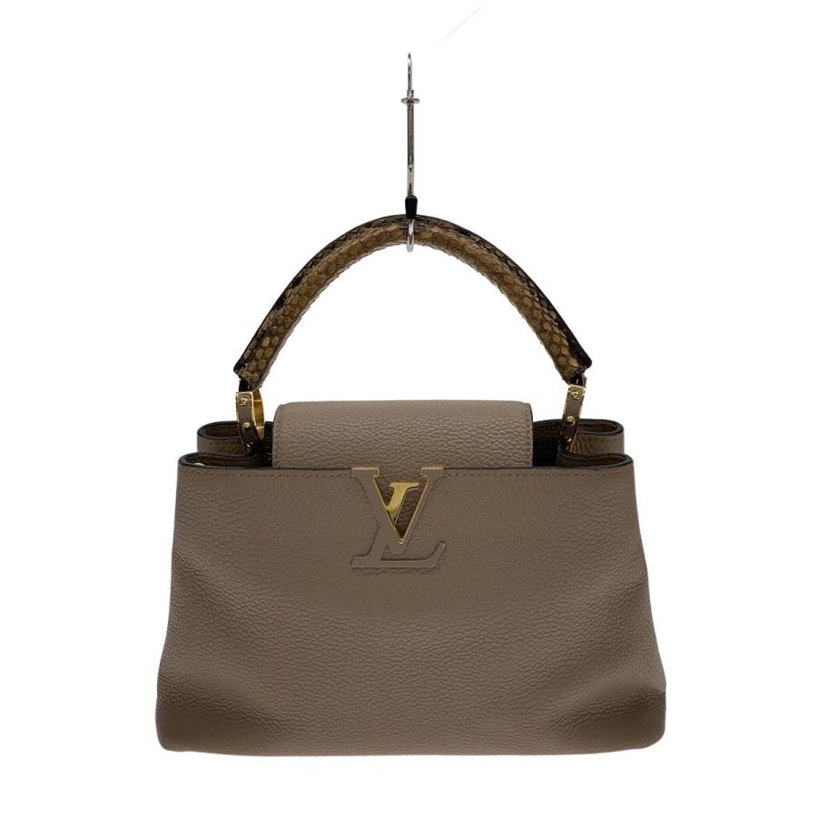 ヴィトン パルナセア カプシーヌMM LOUIS VUITTON◇カプシーヌMM_パルナセア/レザー/BEG/無地 : セカンド