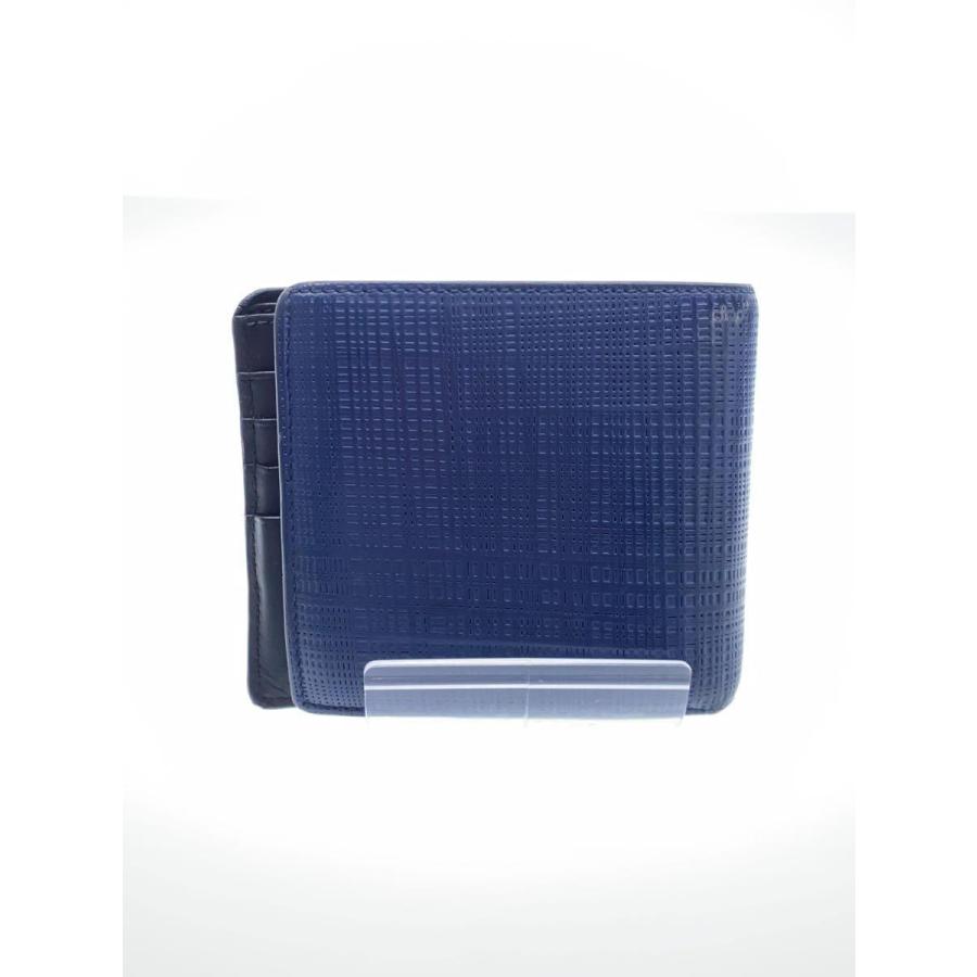 LOEWE◇2つ折り財布/レザー/BLU/無地/レディース : セカンド LOEWE◇2つ折り財布/レザー/BLU/無地/レディース : セカンド