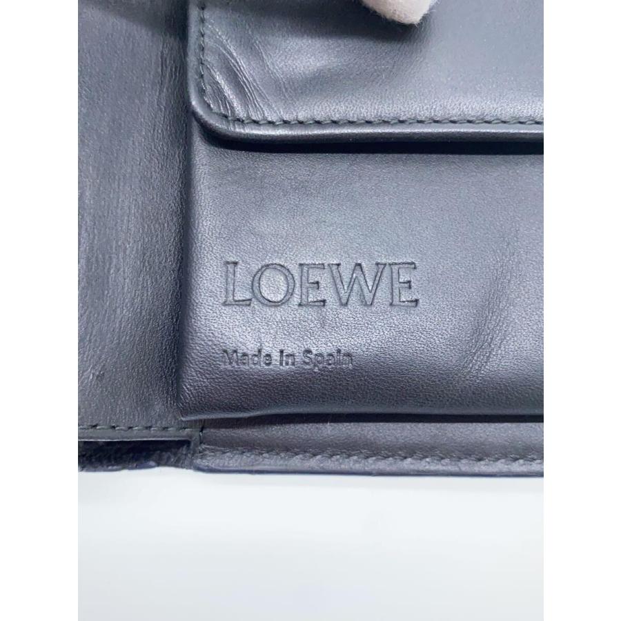 LOEWE◇2つ折り財布/レザー/BLU/無地/レディース : セカンド LOEWE◇2つ折り財布/レザー/BLU/無地/レディース : セカンド
