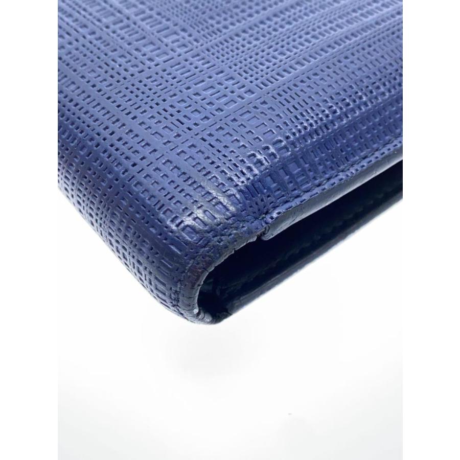 LOEWE◇2つ折り財布/レザー/BLU/無地/レディース : セカンド LOEWE◇2つ折り財布/レザー/BLU/無地/レディース : セカンド