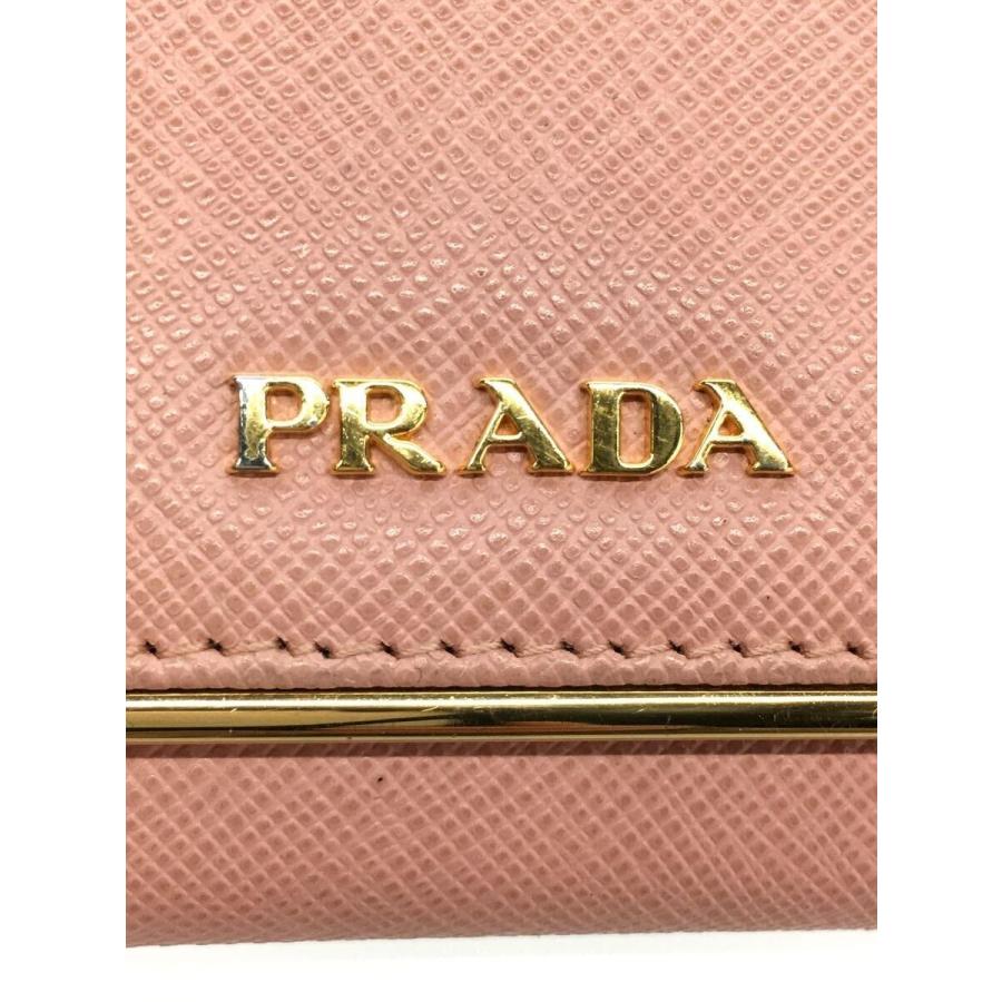 PRADA◆長財布/レザー/PNK/レディース/1MH132｜ssol-shopping｜03