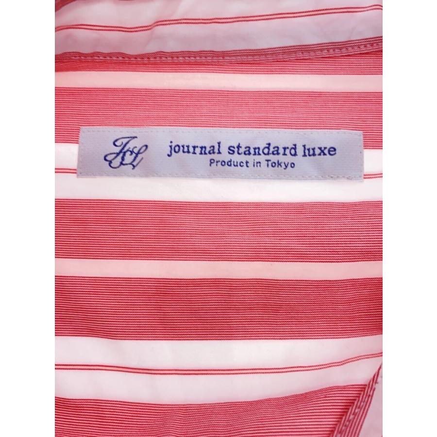 JOURNAL STANDARD LUXE◆22SS/ストライプスタンドシャツワンピース/FREE/コットン/RED/22040440001010｜ssol-shopping｜03