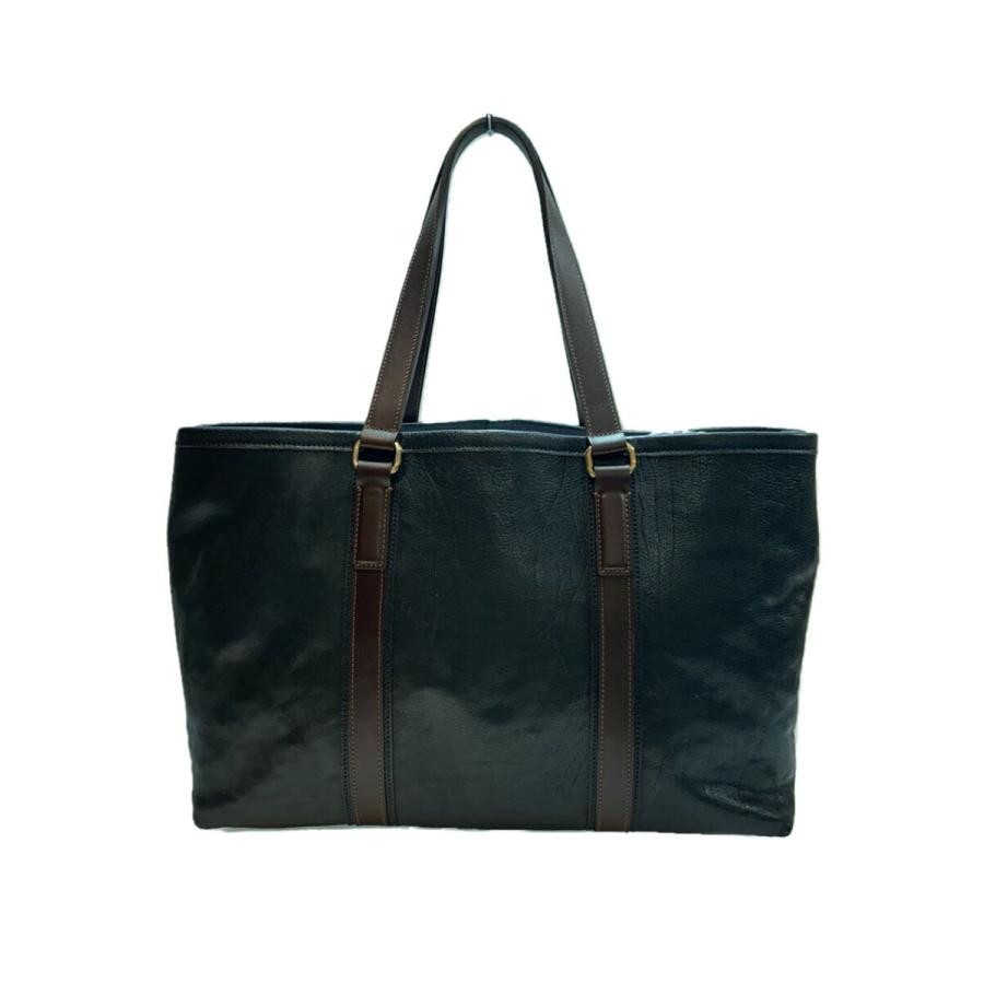 土屋鞄◇アルマスバッファロービジネストート/トートバッグ/レザー/BLK  