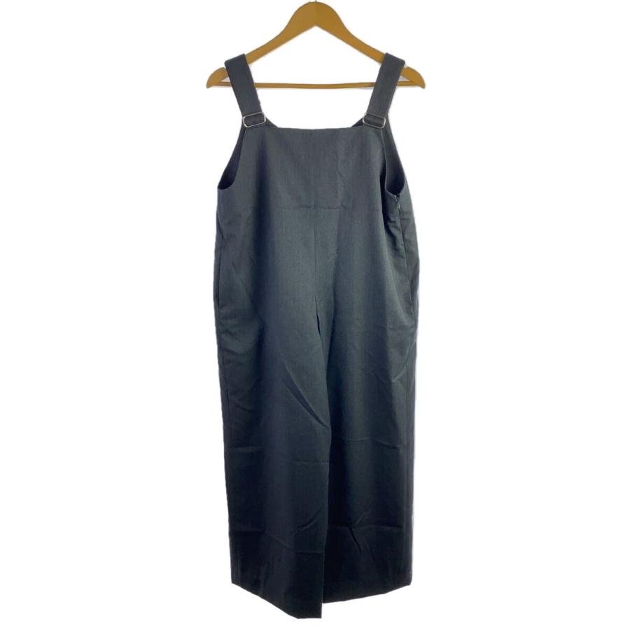 IENA◇24AW/Sn.ウールサロペット/38/GRY/無地/24-040-900-2060-4-0 