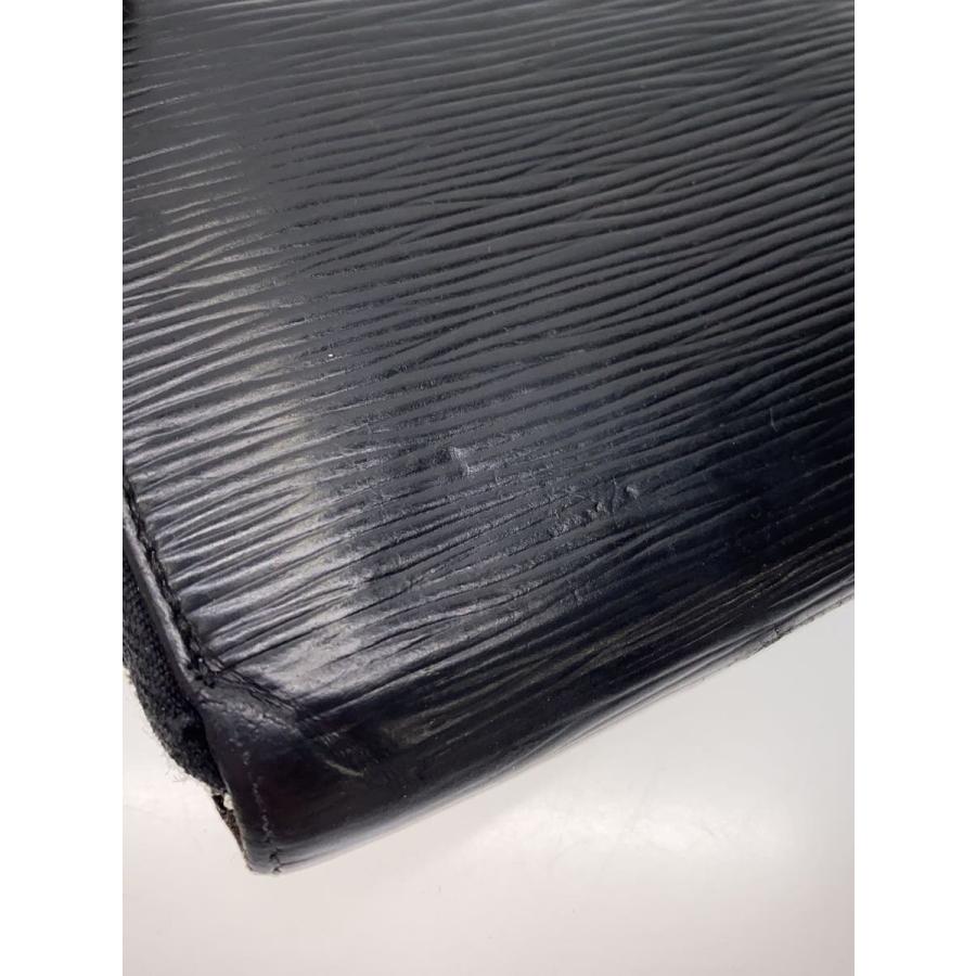 LOUIS VUITTON◇ジッピー・ウォレット_エピ_BLK/レザー/BLK/メンズ 