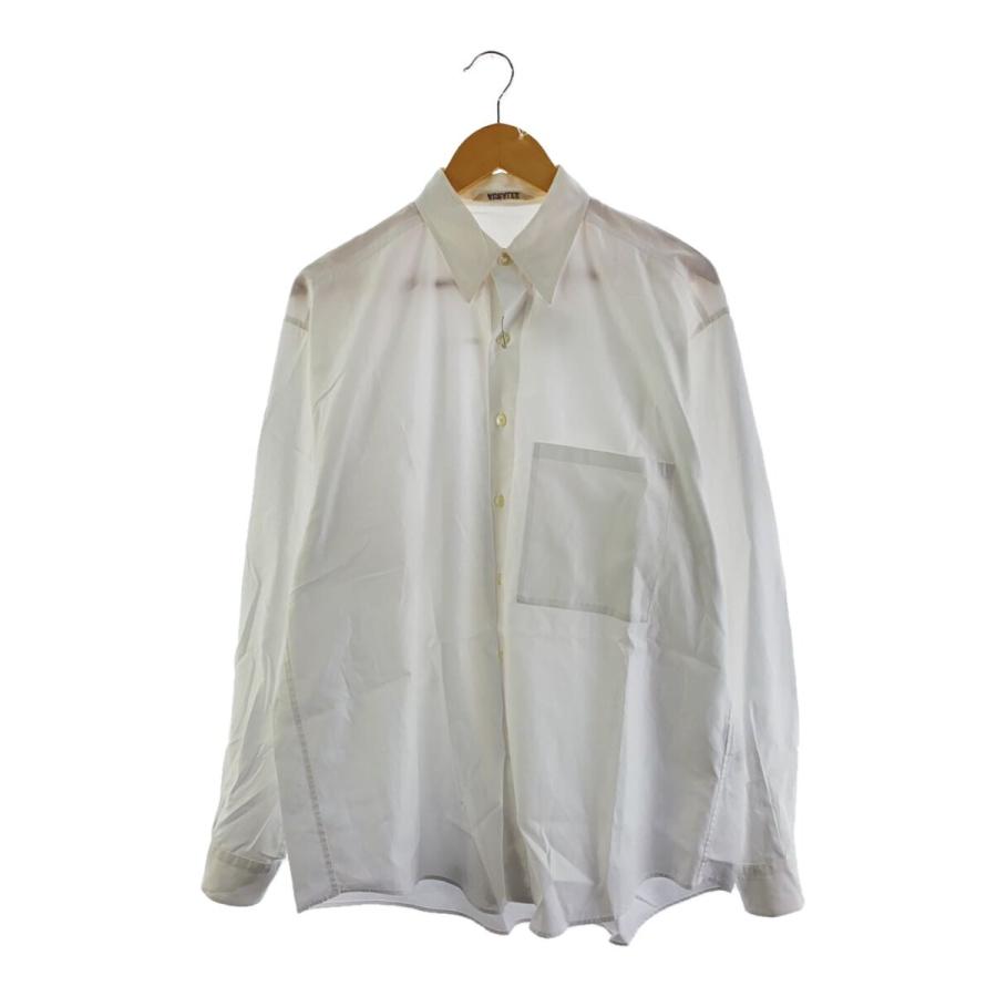 AURALEE◇袖口・襟ヨコ22AW/WASHED FINX TWILL BIG SHIRT/長袖シャツ/4