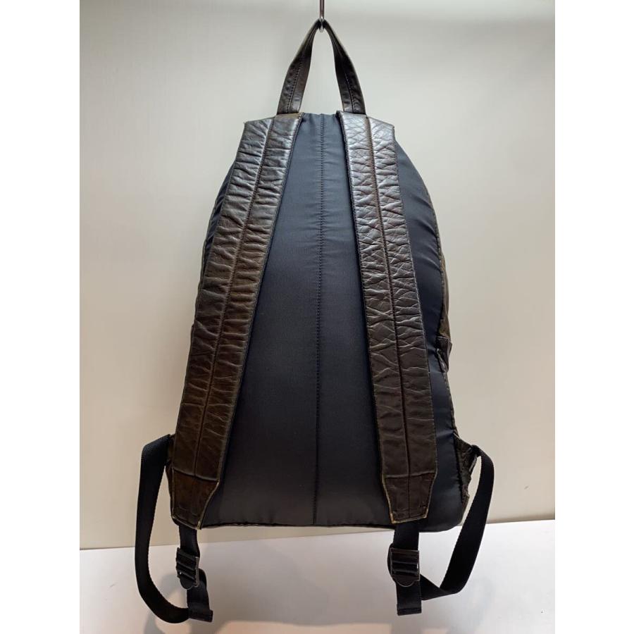 コンポジション　イサムカタヤマ　バックラッシュ 　本革バック　リュック ISAMU KATAYAMA BACKLASH◇リュック/レザー/BRW/無地// : セカンド