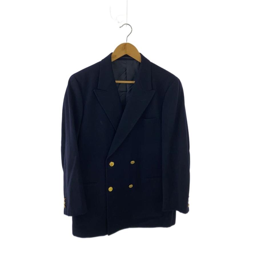 J.PRESS◇紺ブレ/金釦/ダブルブレスト/サイドベンツ/開き見せ釦/背抜き